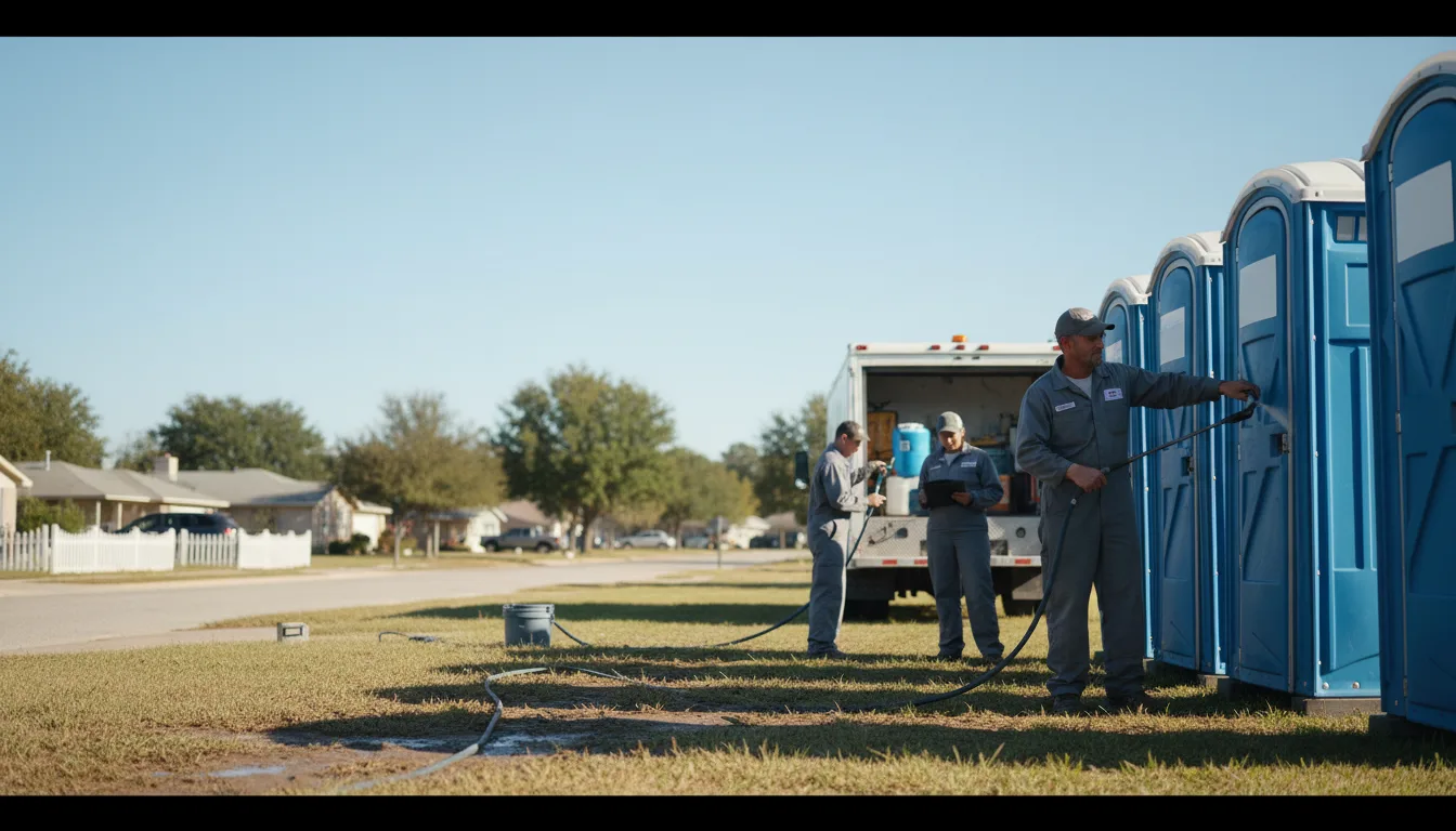 Long-Term Portable Toilet Rental in Addison, TX near me